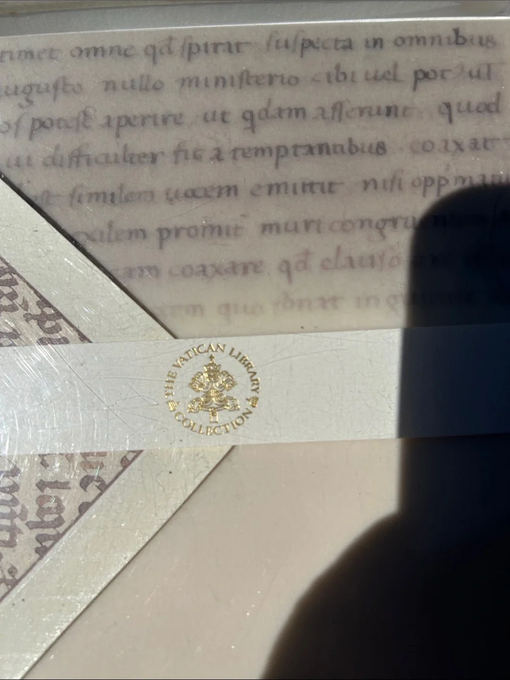 The Vatican vellum frog stationary